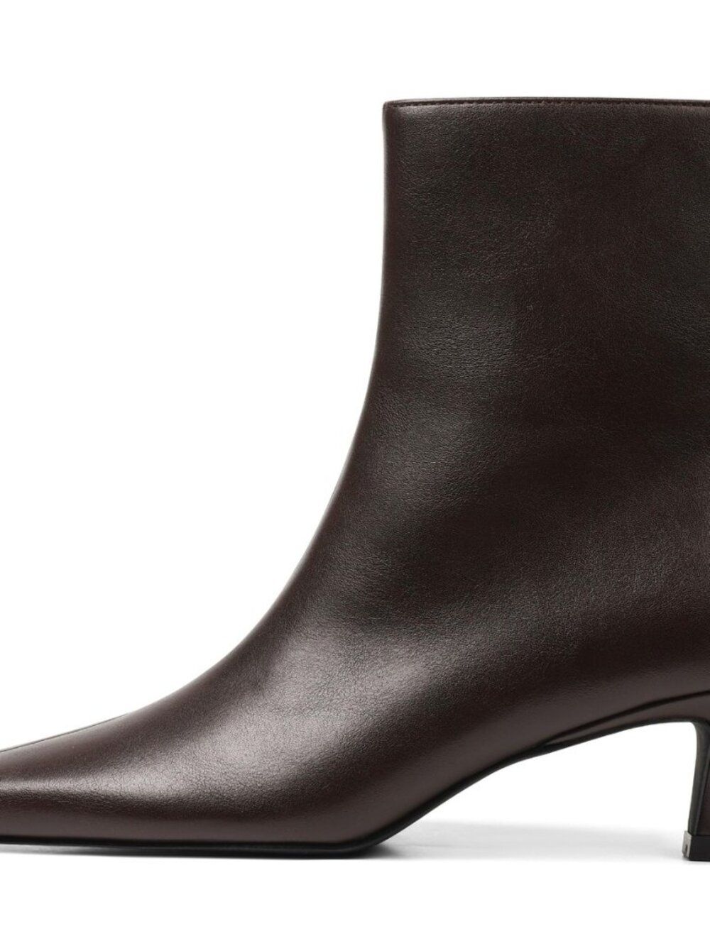 Kitten Heel Ankle Boots Square Toe Booties for Women Low Heel